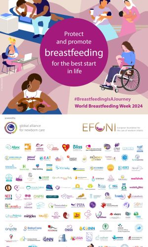 World Breastfeeding Week 2024 Social Media Graphic for Facebook and LinkedIn